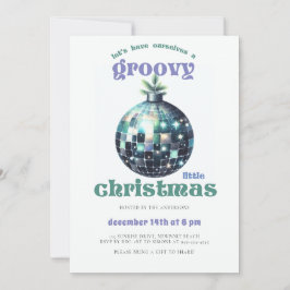 Convites Festa de Natal do Groovy Little Christmas Disco Sa