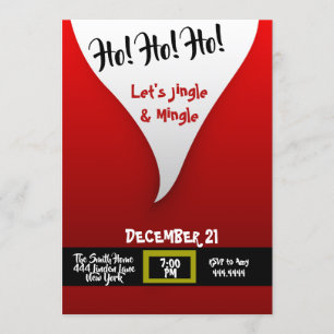 Convites Festa de Natal do Papai Noel