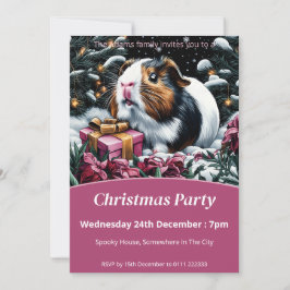 Convites Festa de Natal do Porco-guineense