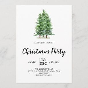 Convites Festa de Natal do Quic Chic Tree