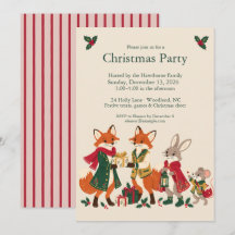 Festa de Natal dos Animais da Floresta dos Contos 