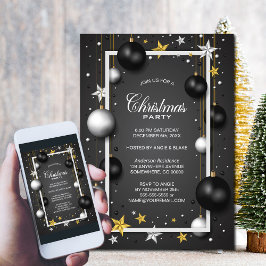 Convites Festa de Natal dos Enfeites de natal Modernos