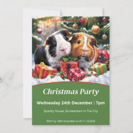 Convites Festa de Natal dos Porcos da Guiné