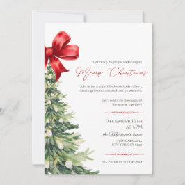 Convites Festa de Natal Elegante