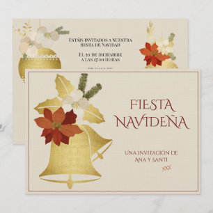 Convites Festa de Natal Elegante Decorada