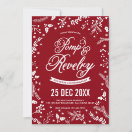 Convites Festa de Natal em Berries, em Cherry