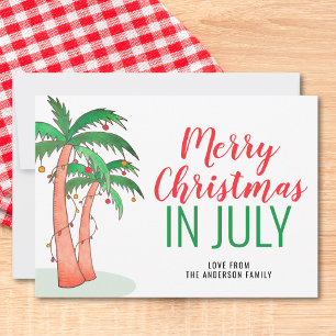 Convites Festa de Natal em Julho de Verão