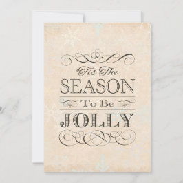 Convites Festa de Natal Esta é a estação para ser Jolly