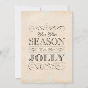 Convites Festa de Natal Esta é a estação para ser Jolly