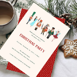 Convites Festa de Natal Fa La La Dançarino de Ballet Quebra