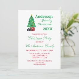 Convites Festa de Natal Familiar