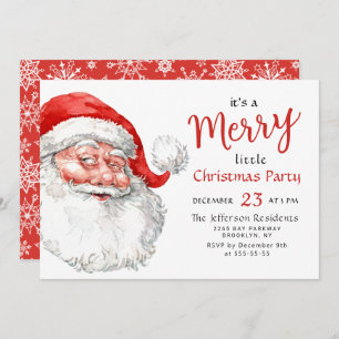 Convites Festa de Natal Feliz Papai Noel