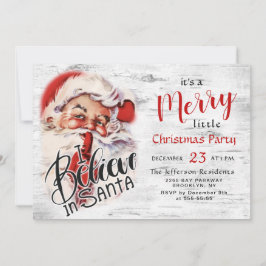 Convites Festa de Natal Feliz Papai Noel