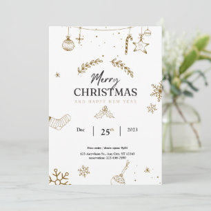 Convites Festa de Natal Festa de Férias Natal Kids natal