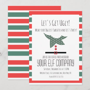 Convites Festa de Natal Festa de Suéter Feio