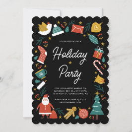 Convites Festa de Natal Festiva