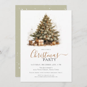 Convites Festa de Natal Festiva de Natal Férias de Árvore