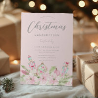 Festa de Natal Floral com Esmagador de Nozes Rosa