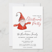 Festa de Natal Gnome Cute