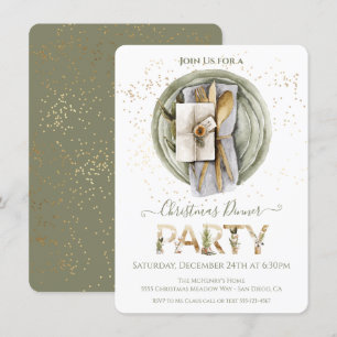 Convites Festa de Natal Holiday Boho