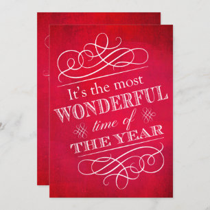 Convites Festa de Natal Maravilhosa Hora do Ano
