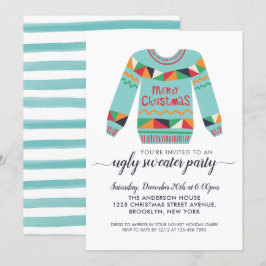 Convites Festa de Natal Merry Sweater