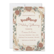 Festa de Natal Minimalista Boho Personalizada