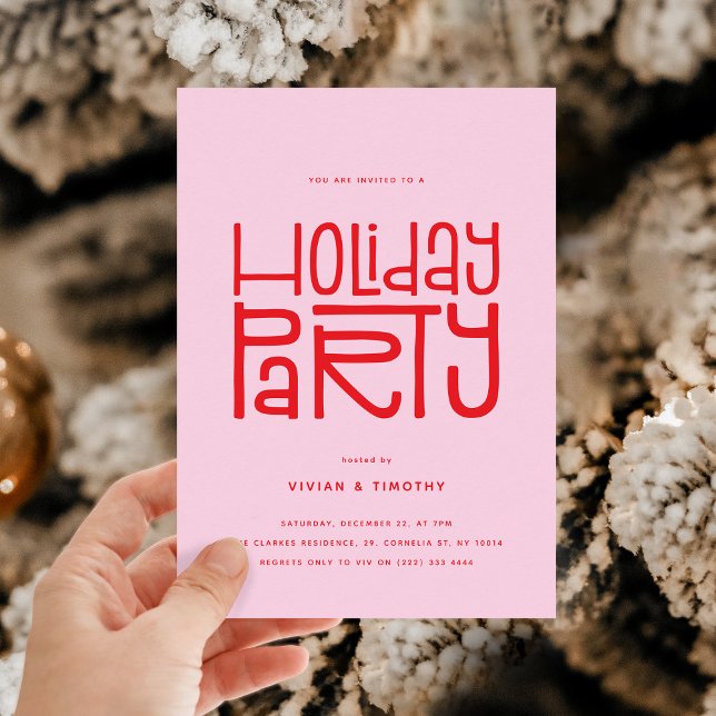 Convites Festa de Natal Moderna (Criador carregado)