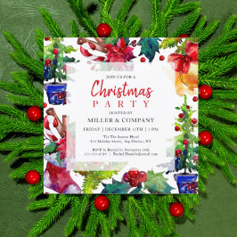 Convites Festa de Natal Moderna Corporativa de Férias
