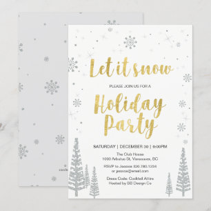 Convites Festa de Natal no país das maravilhas de inverno