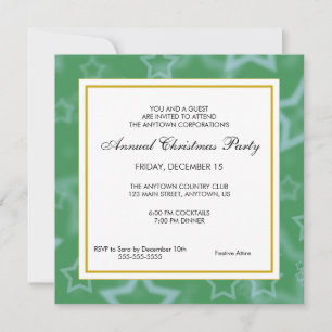 Convites Festa de Natal Profissional de Negócios