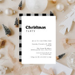 Convites Festa de Natal Retrospectiva Minimalista<br><div class="desc">Convite de festas de Natal Retroativo Minimalista</div>