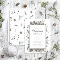 Festa de Natal Russo Black Winter Pinecone