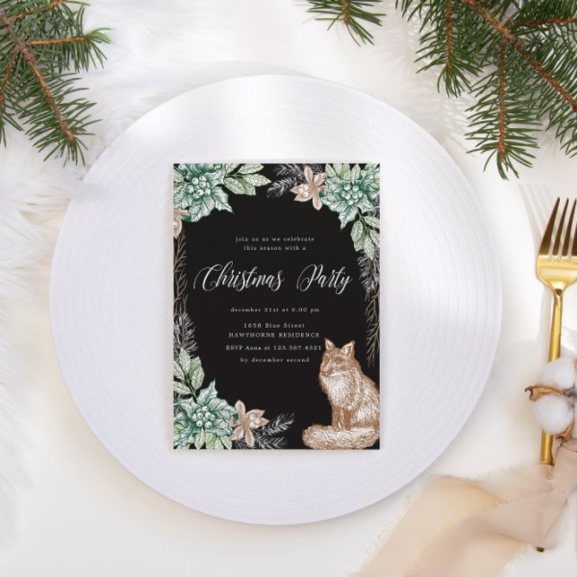 Convites Festa de Natal Russo Winter Wonderland (Criador carregado)