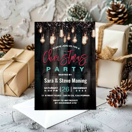 Convites Festa de Natal Rustic Country