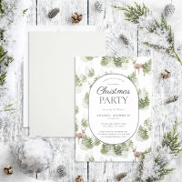 Festa de Natal Rustic Modern Winter Forest