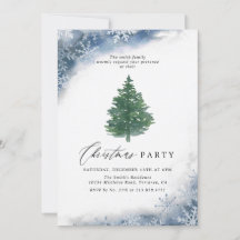 Festa de Natal Rustic Watercolor