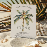 Festa de Natal Tropical Deck the Palms