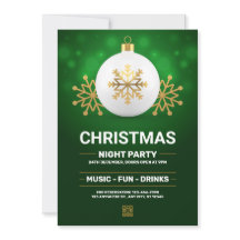 Festa de Natal Verde e Dourada Moderna, Natal