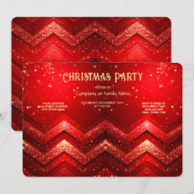 Festa de Natal Vermelho Decorativo Brilhante