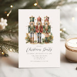 Convites Festa de Natal Vintage Nutcrackers<br><div class="desc">Convide todos os seus amigos e familiares para a sua festa de Natal com este convite vintage de piratas!</div>