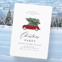 Festa de Natal Vintage Red Truck