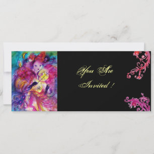 CONVITES FESTA DE NOITE COM MÁSCARAS