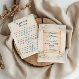 Convites Festa de Noiva Mermaid e Matrimônio