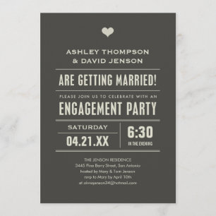 Convites Festa de Noivado