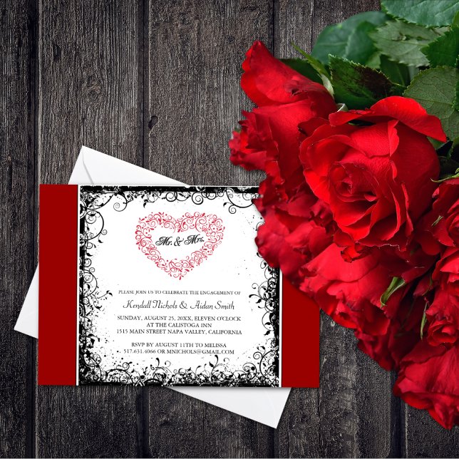 Convites Festa de Noivado  (Criador carregado)