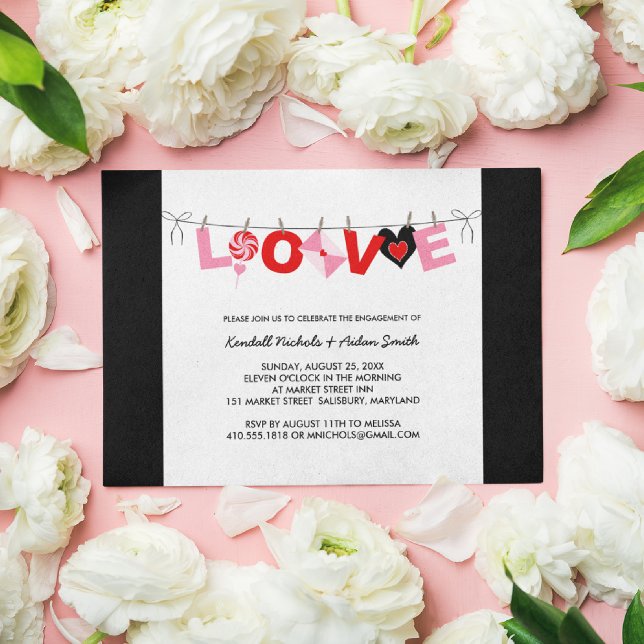 Convites Festa de Noivado  (Criador carregado)