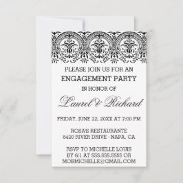 Convites Festa de noivado das videiras