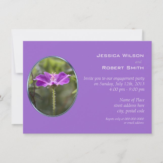 Convites festa de noivado de churrasco exterior de verão (Frente)