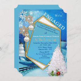 Convites Festa de noivado de Férias